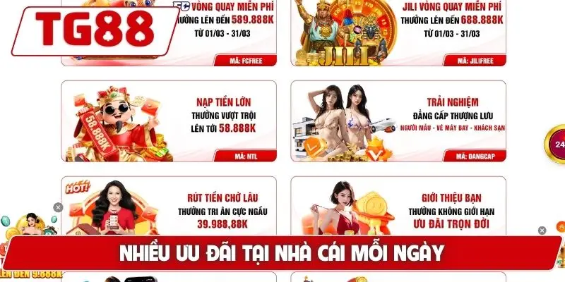 TG88 ⭐ Nhà Cái Uy Tín 2026 | Link TG 88 Chính Thức Thưởng 88K 24 Nhiều ưu đãi tại nhà cái mỗi ngày