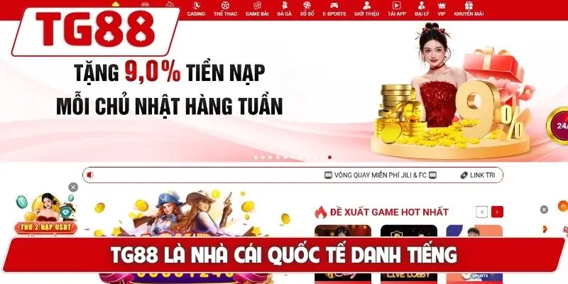 TG88 ⭐ Nhà Cái Uy Tín 2026 | Link TG 88 Chính Thức Thưởng 88K 18 TG88 là nhà cái quốc tế danh tiếng